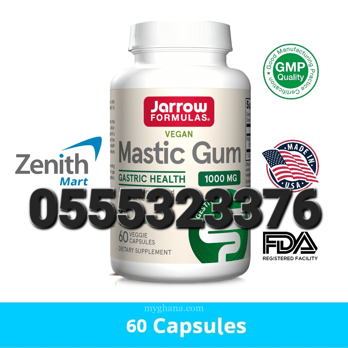 Jarrow Formulas Mastic Gum 1000 mg