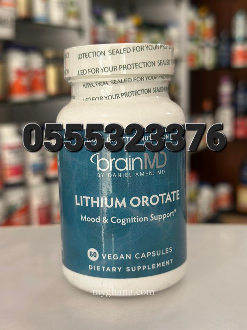 BRAINMD Dr Amen Lithium Orotate 60 Capsules Brain Support