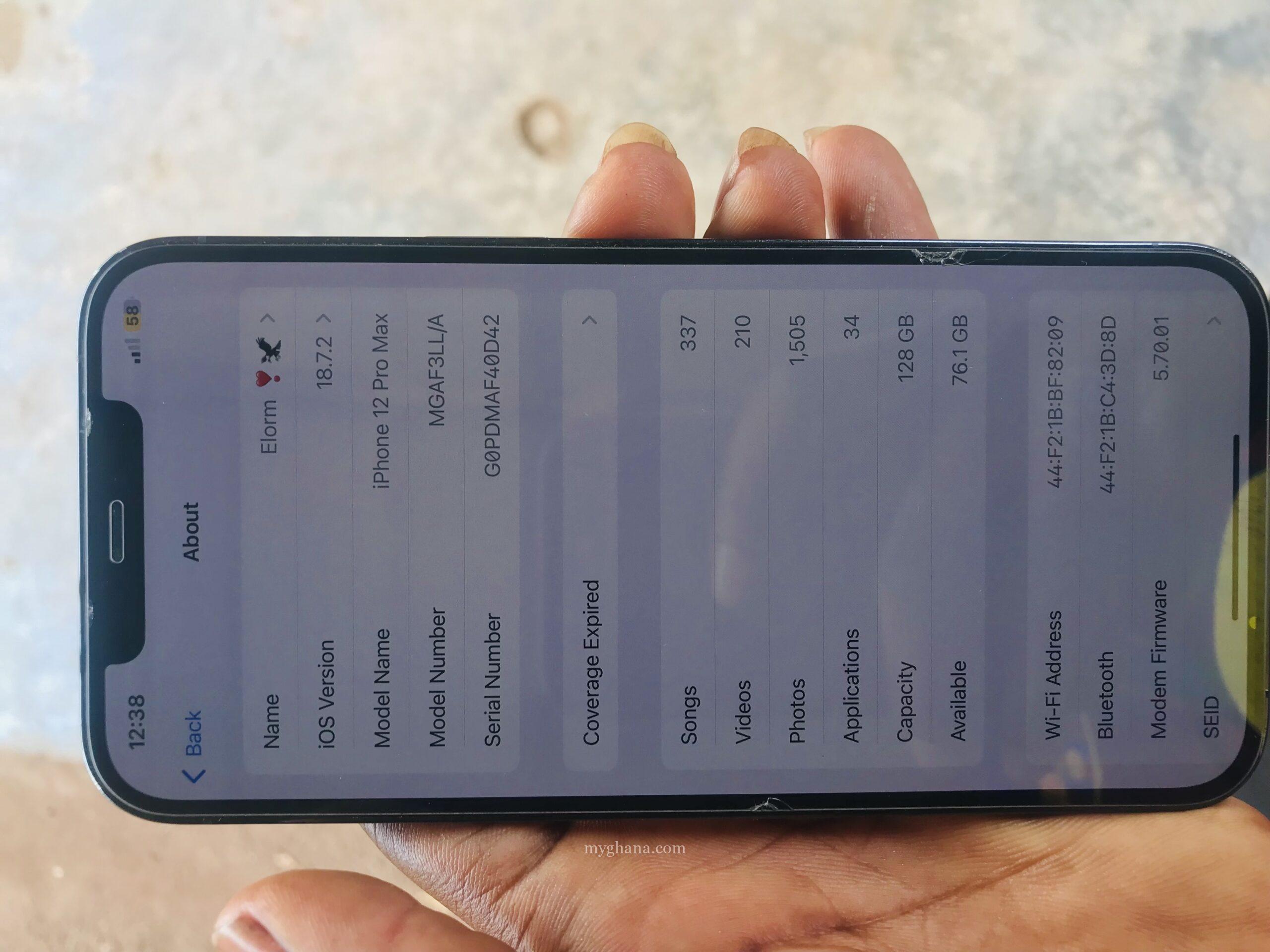 iPhone 12 Pro Max for sale