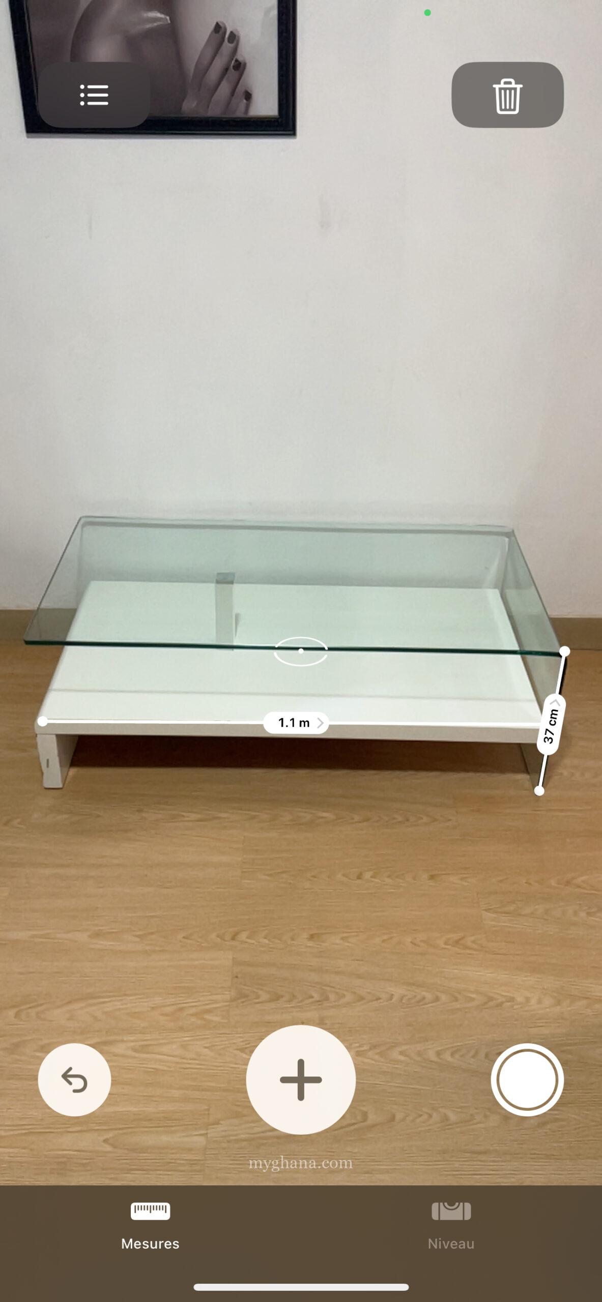 Massive Glass center table
