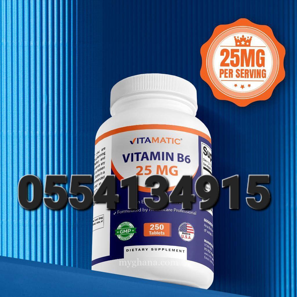 Vitamatic Vitamin B6 (Pyridoxine HCI) 500mg