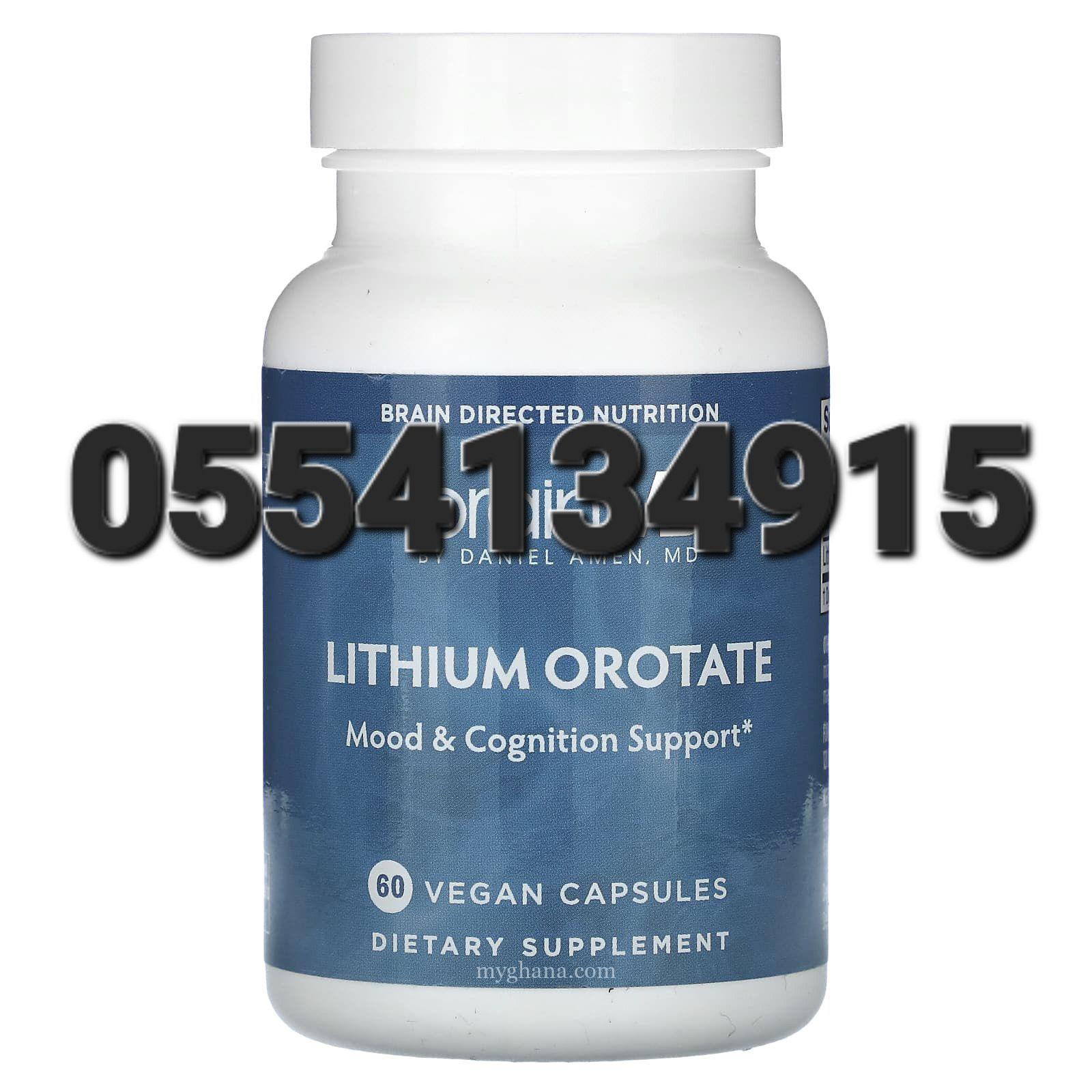 BRAINMD Dr Amen Lithium Orotate 60 Capsules Brain Support
