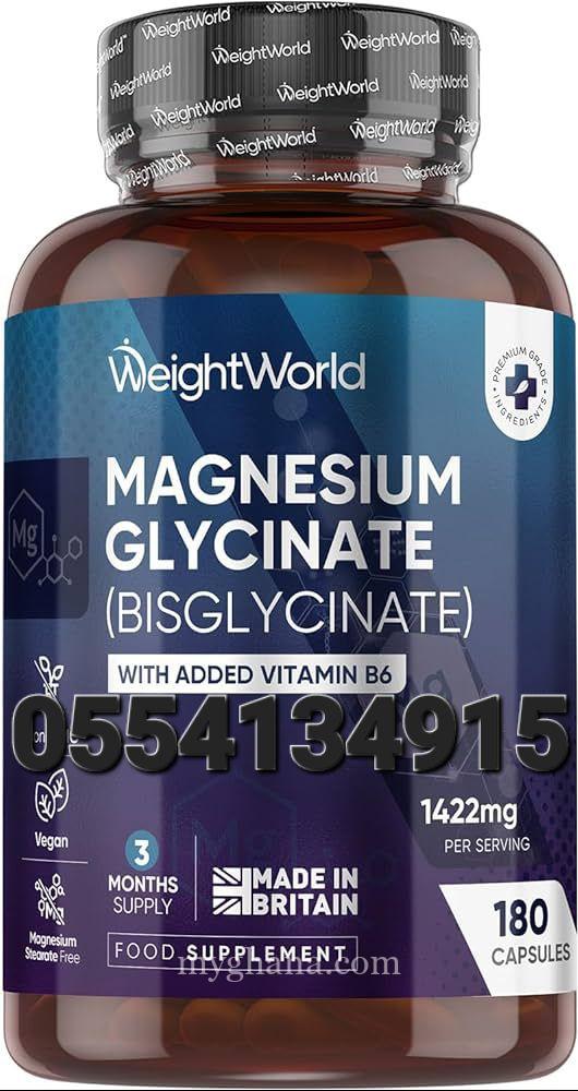 WeightWorld Pure Magnesium Glycinate 500mg
