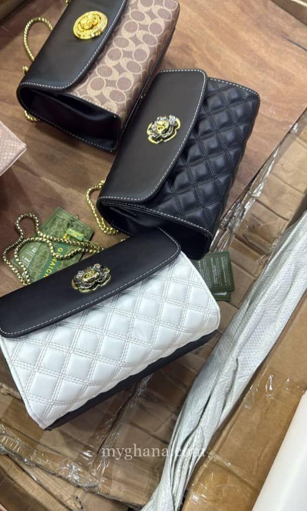 Quilted Monogram Clutch bags with Lion Clasp