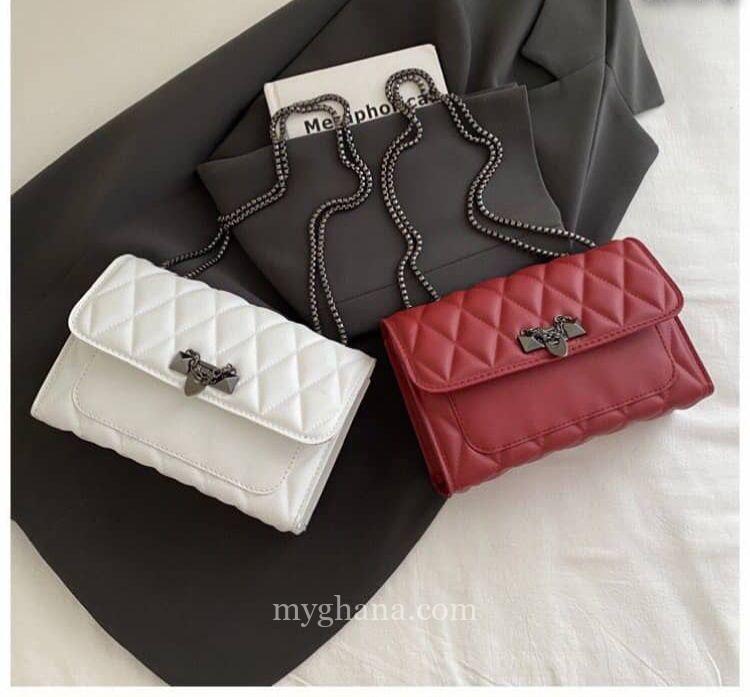 Quilted Leather flap shoulder