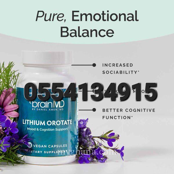 BRAINMD Dr Amen Lithium Orotate 60 Capsules Brain Support
