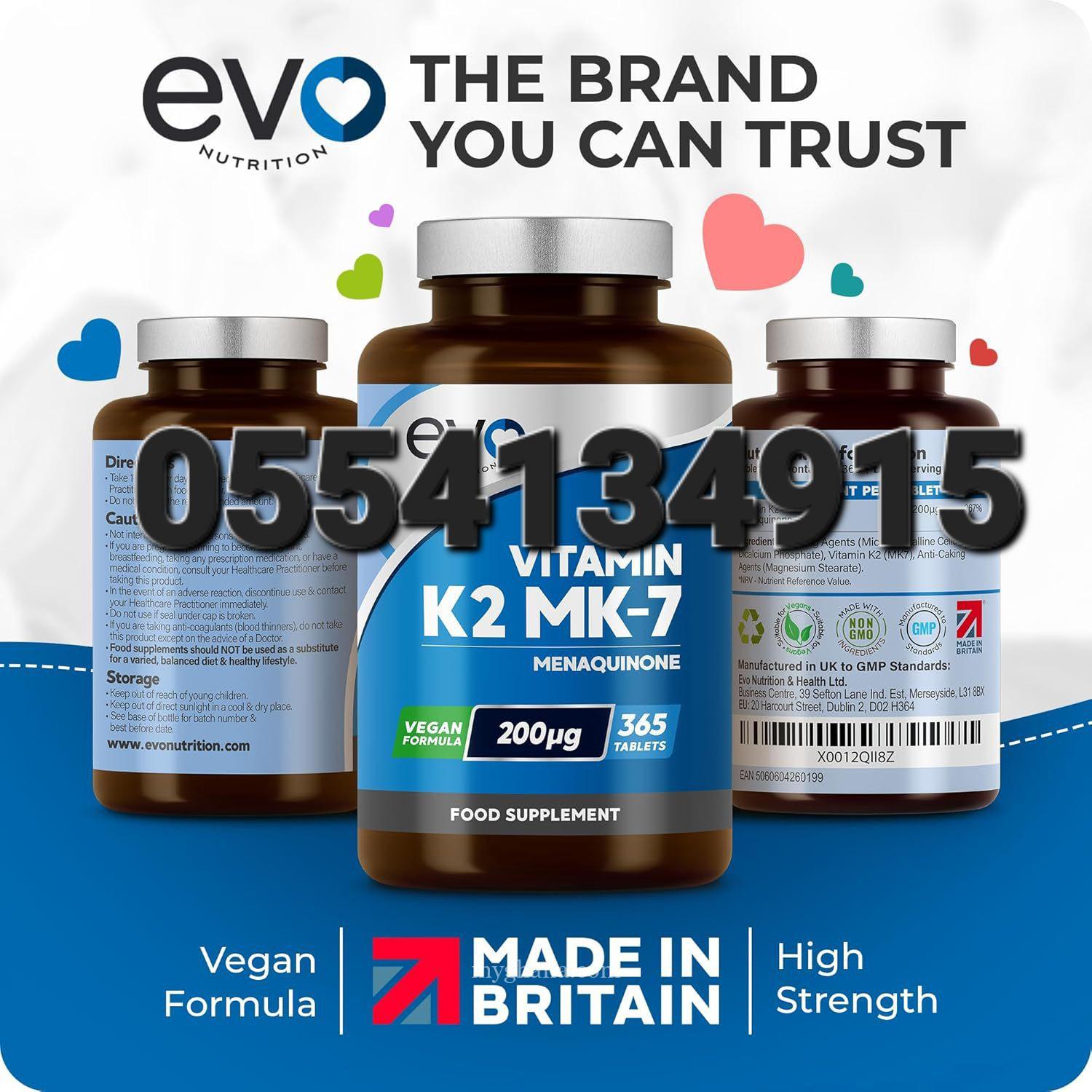 EVO Nutrition’s Vitamin K2 MK-7 In Ghana