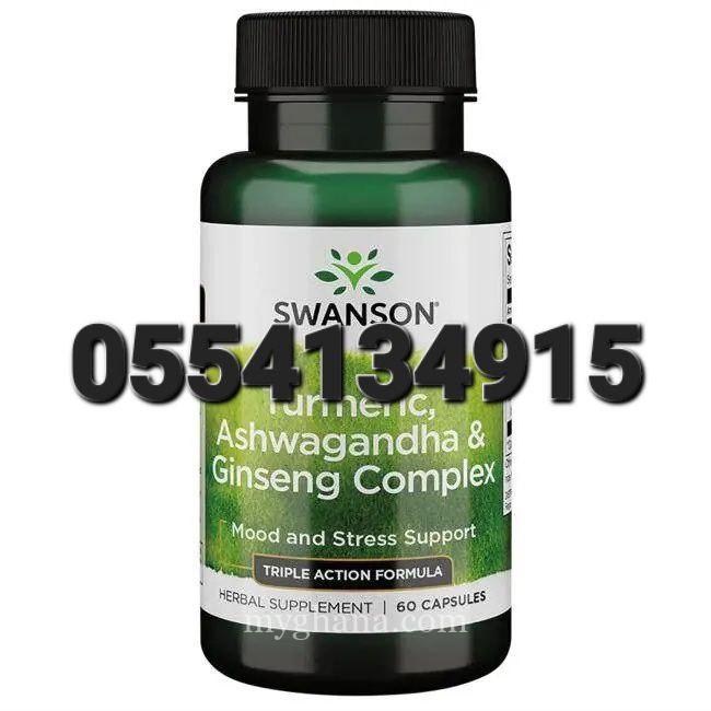 Swanson Turmeric Ashwagandha & Ginseng Complex