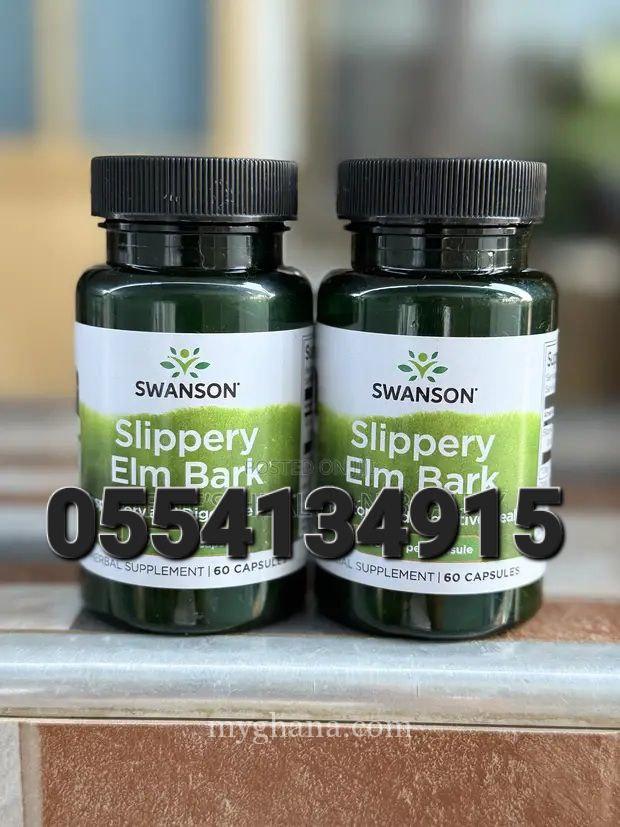 Swanson Slippery Elm Bark 400 mg 60 Caps
