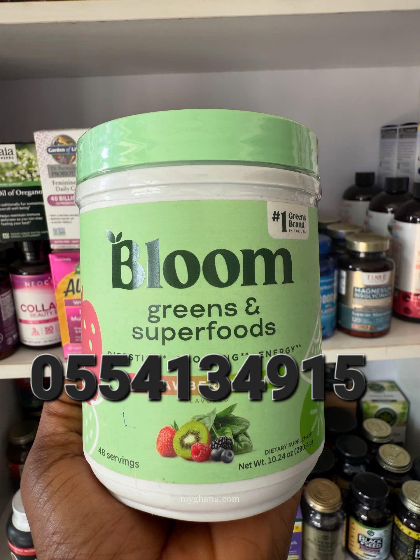 Bloom Nutrition Superfood Greens Powder