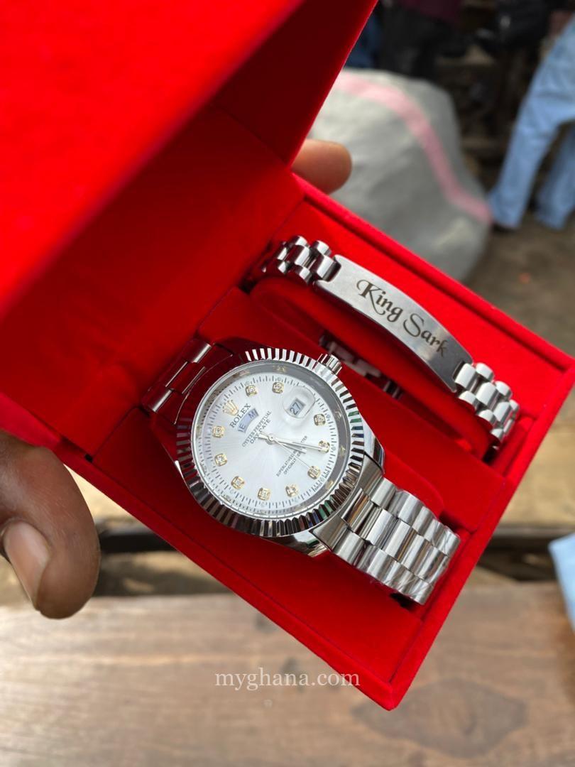 Wrist watch and Rolex bracelet