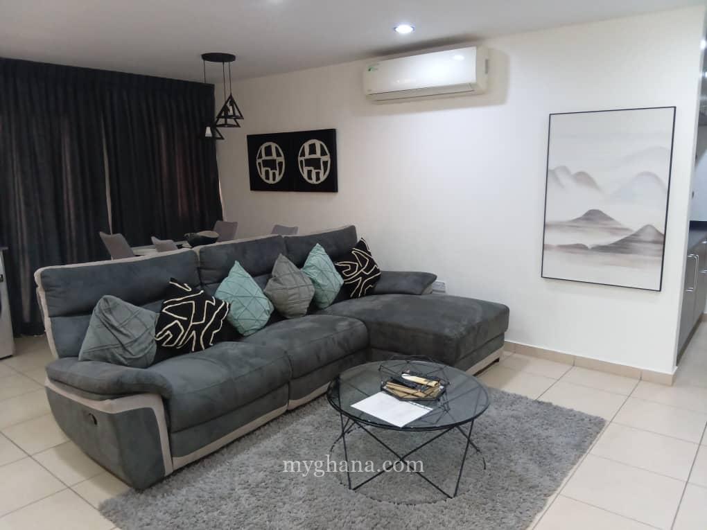 Two bedroom Furnished apartment to let at Airport, Polo View, Accra