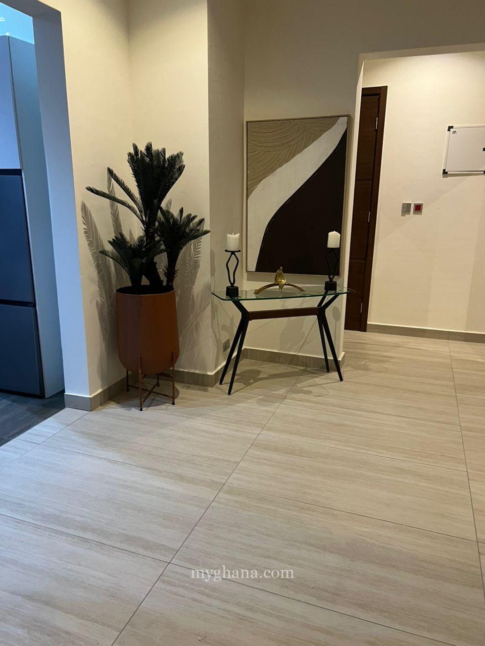 Fully furnished two bedroom apartment to let at Airport West, Accra
