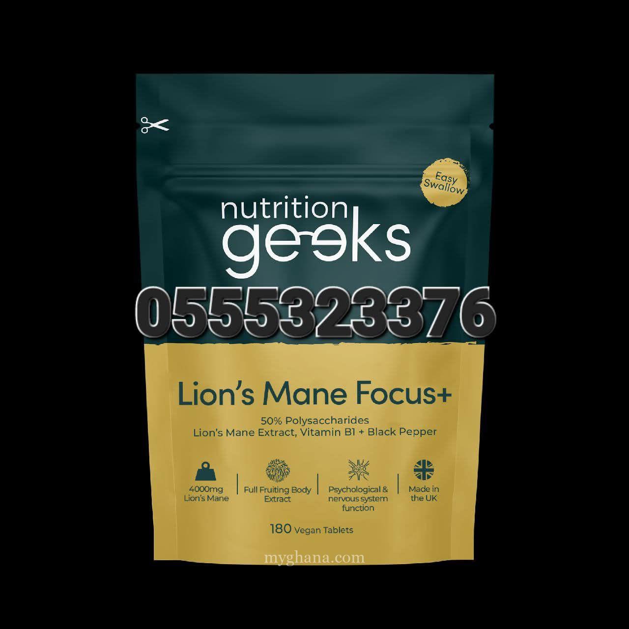 Nutrition Geeks Lions Mane focus+