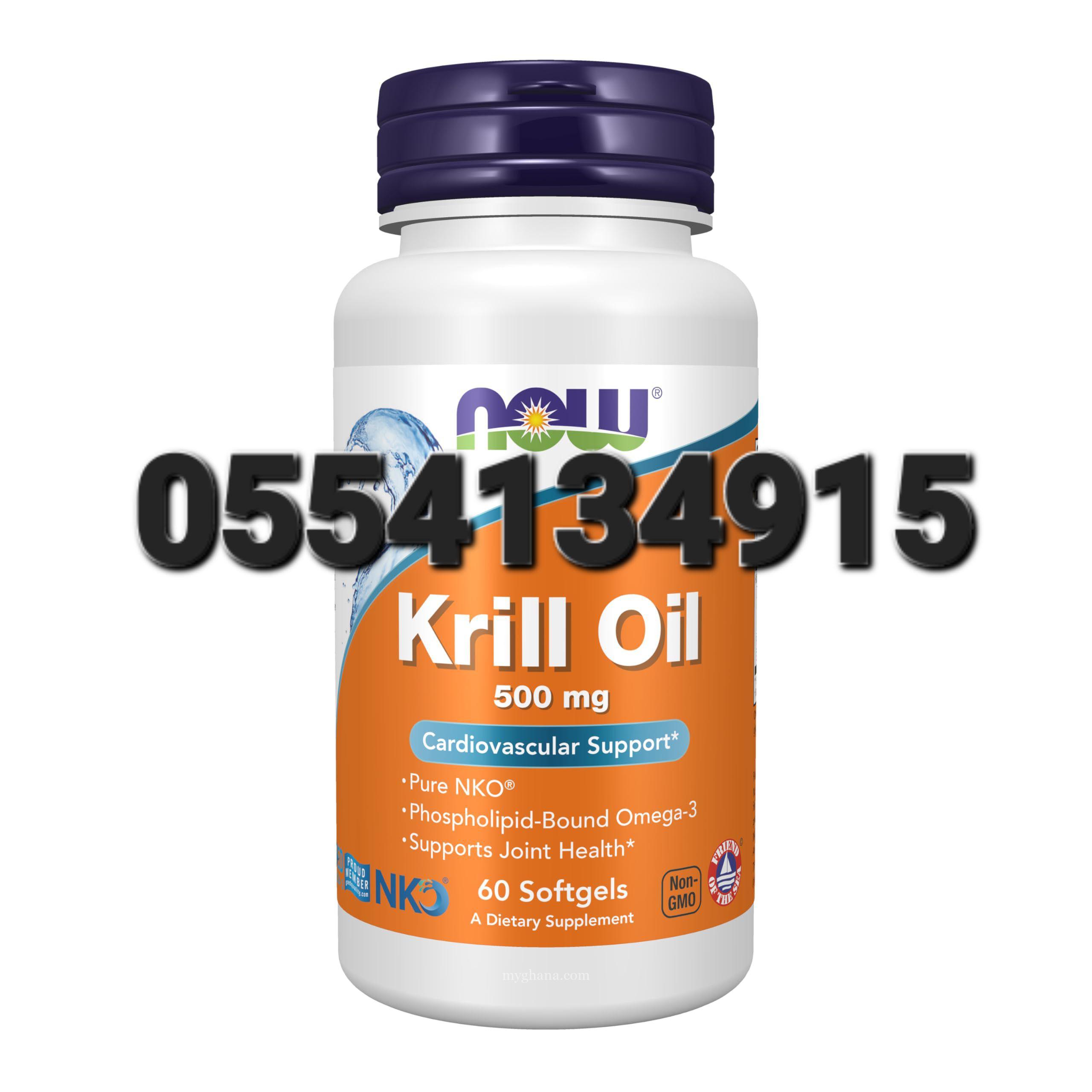 Now Krill Oil 60 Softgels 500 mg
