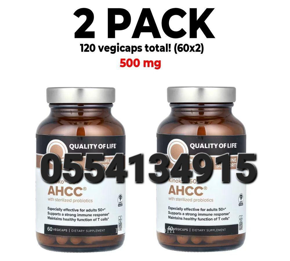 Quality of Life Kinoko Gold AHCC 500mg 60 caps