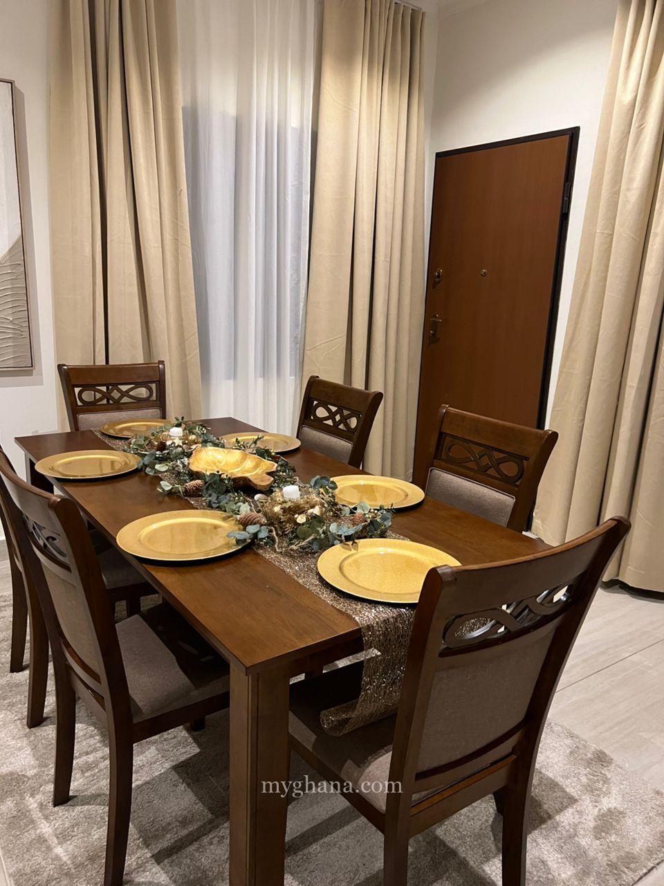 Fully furnished two bedroom apartment to let at Airport West, Accra