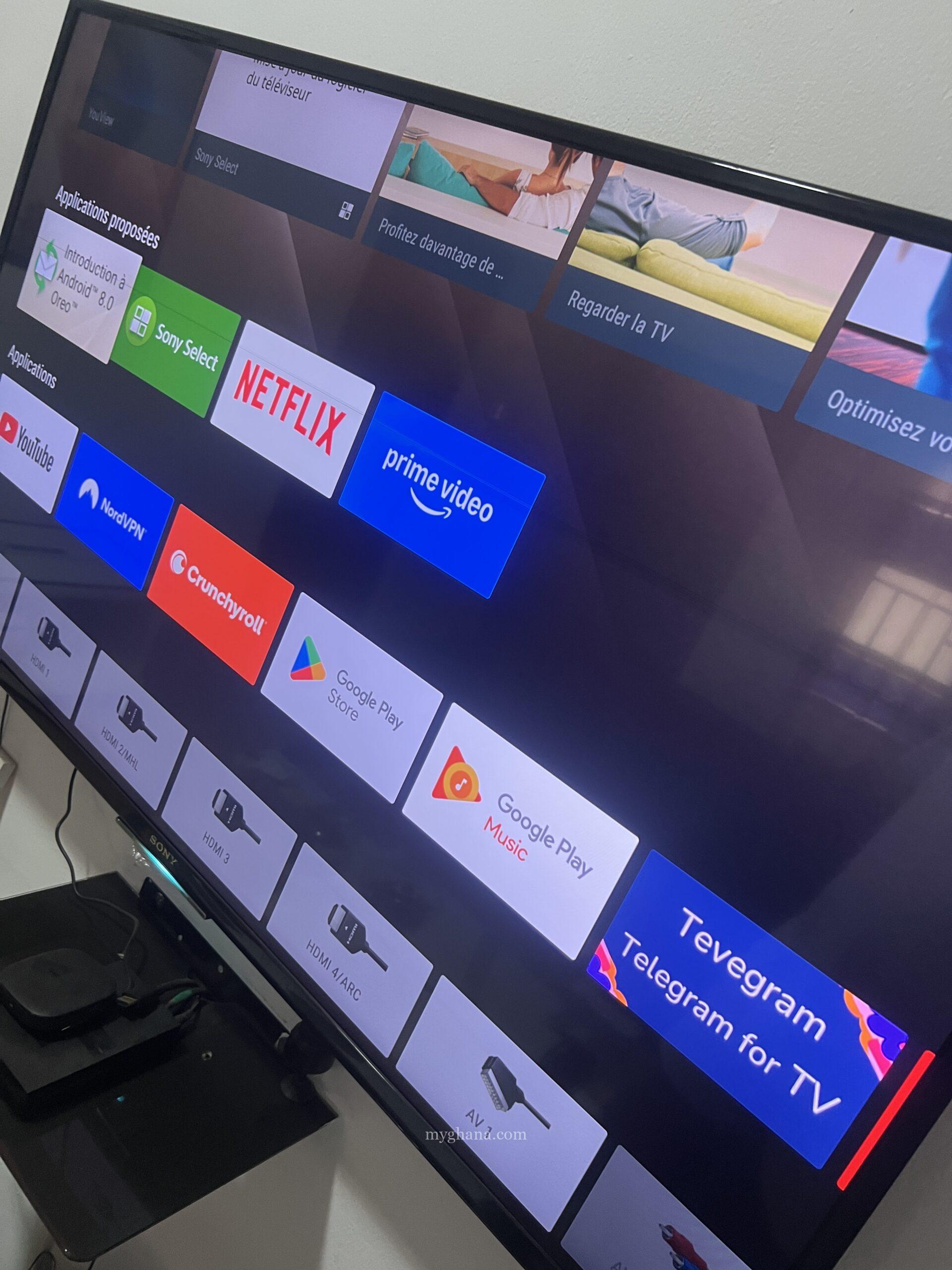 Sony TV smart 50″ inch 4K UHD