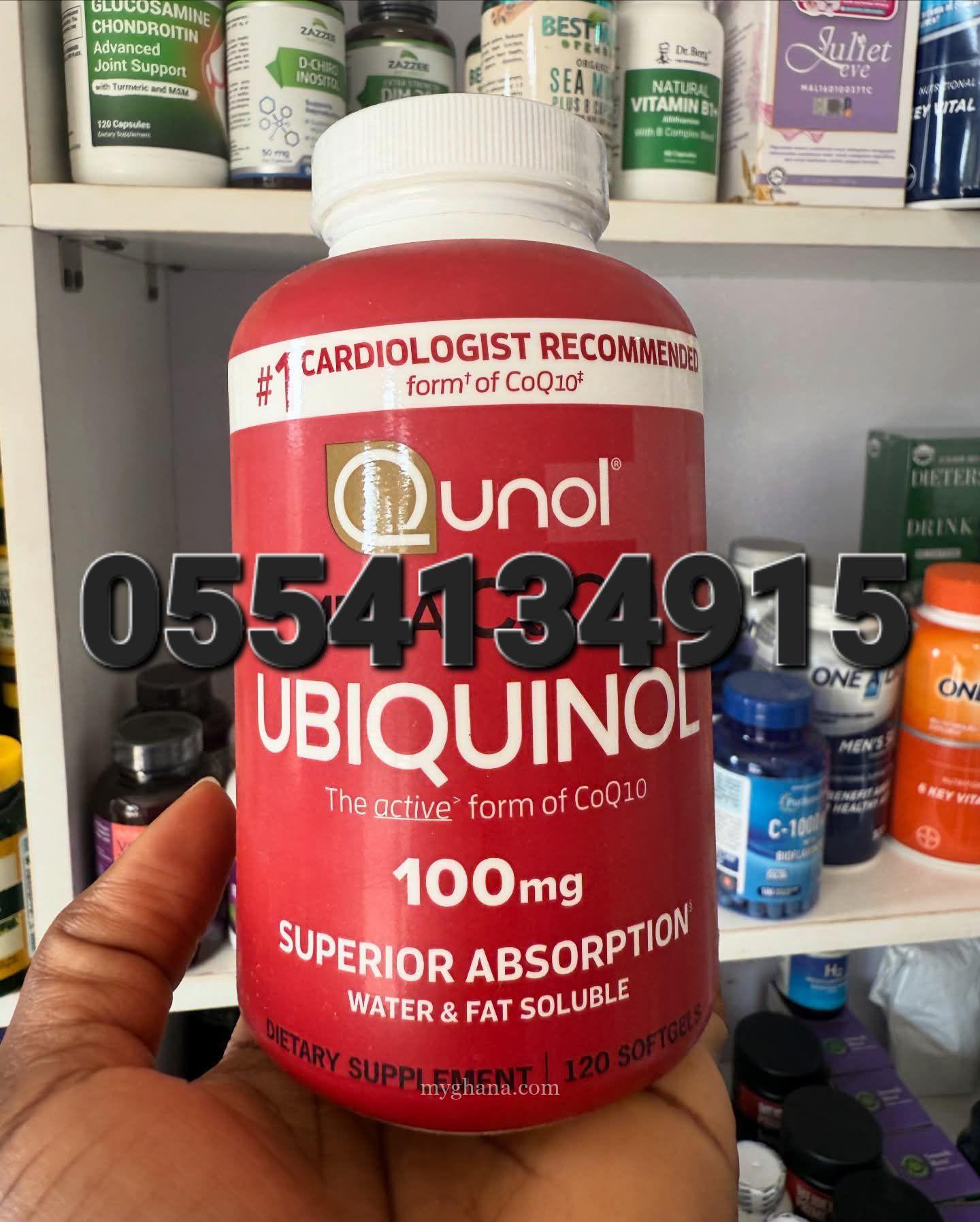 Qunol Mega Ubiquinol CoQ10 100mg