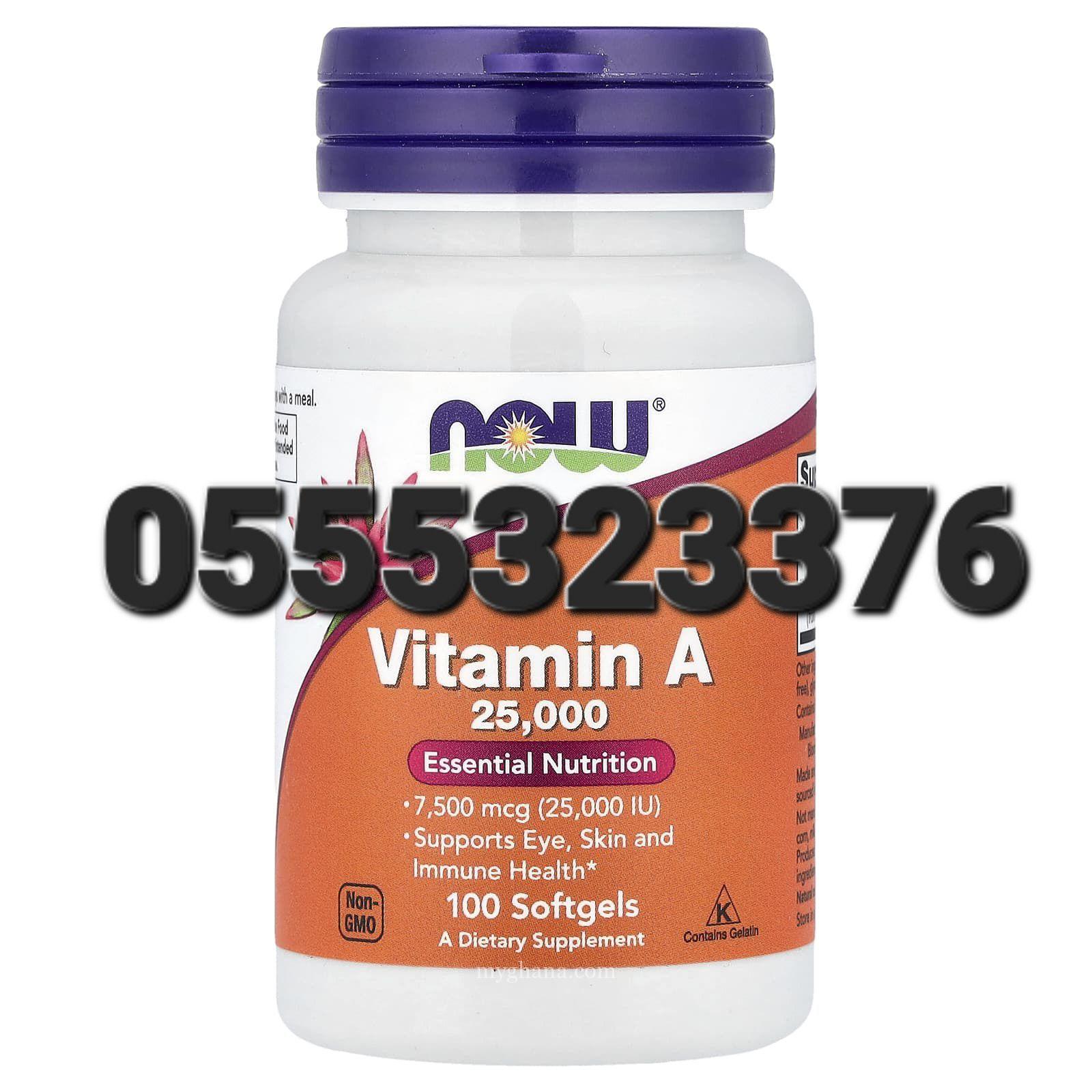 Now Vitamin A 10000 IU Supports Eye Health