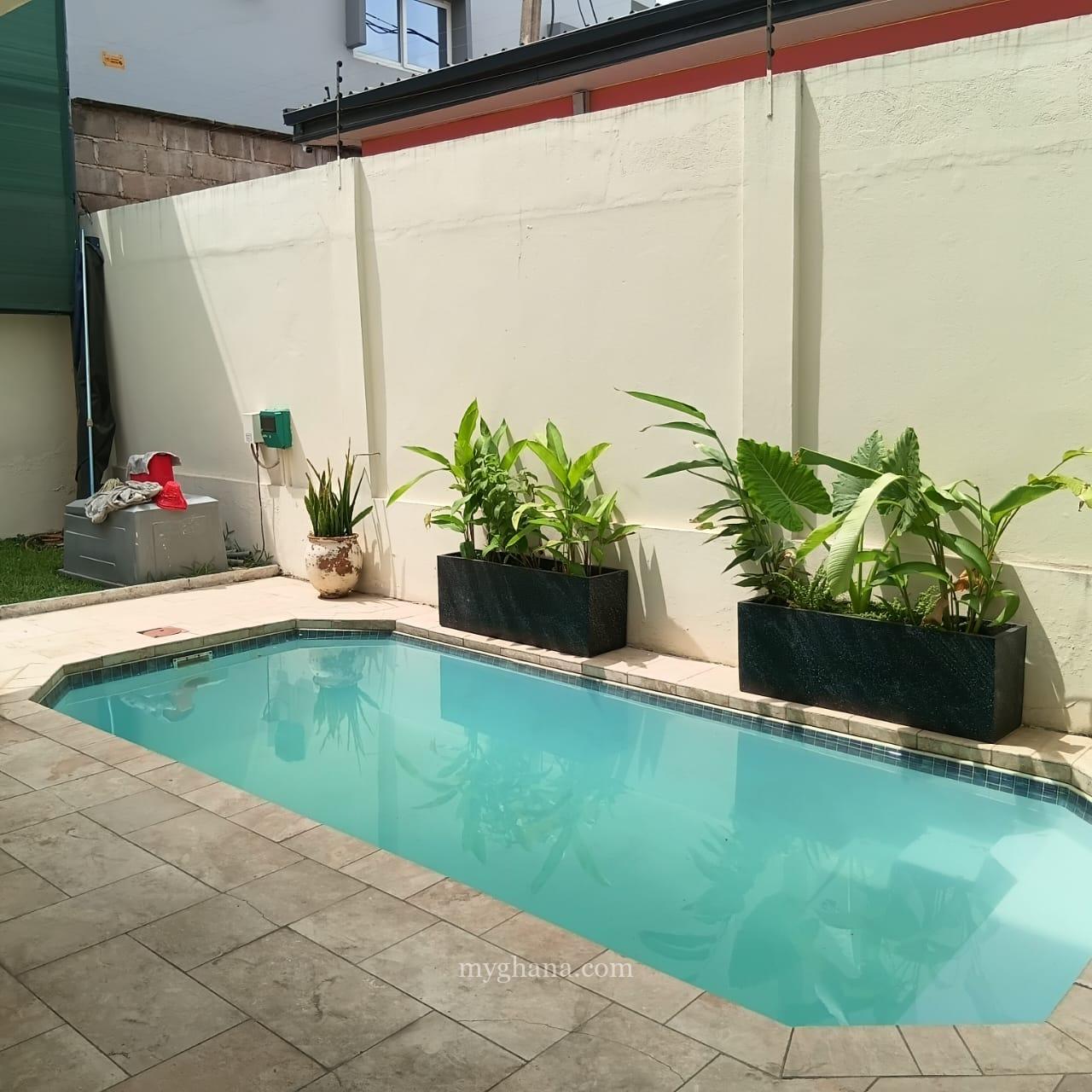 Furnished 3 bedroom townhouse to let at Airport Residential Area, Accra