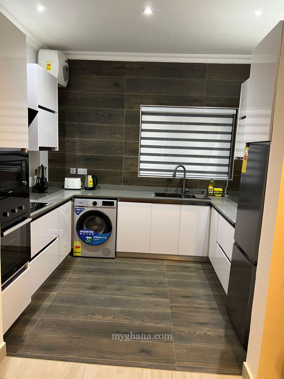 Fully furnished two bedroom apartment to let at Airport West, Accra
