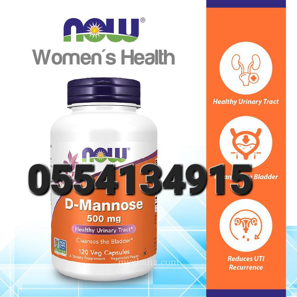 Now D-Mannose 500mg Ghana