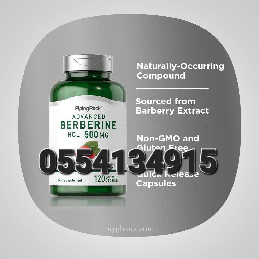 Piping Rock Berberine HCL Capsules 500mg