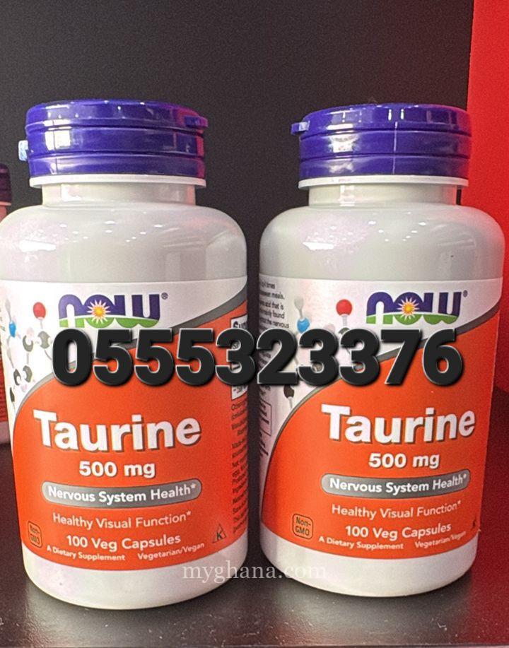 NOW Taurine 500mg 100 Capsules