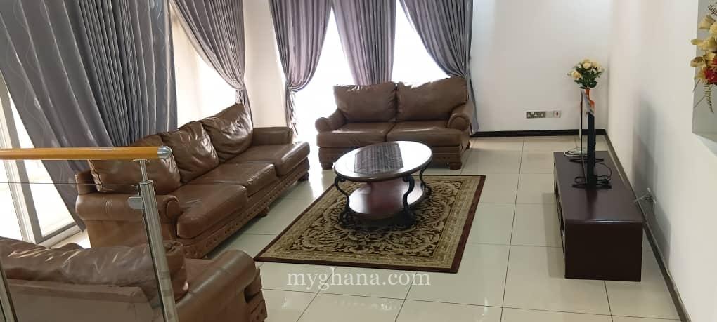 Furnished 4 bedroom apartment to let at Cantonments, Accra