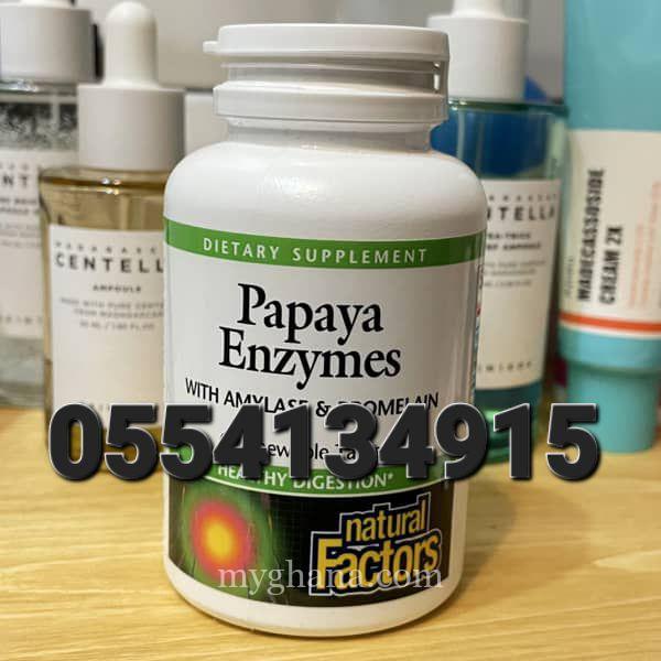 Natural Factors Papaya Enzymes