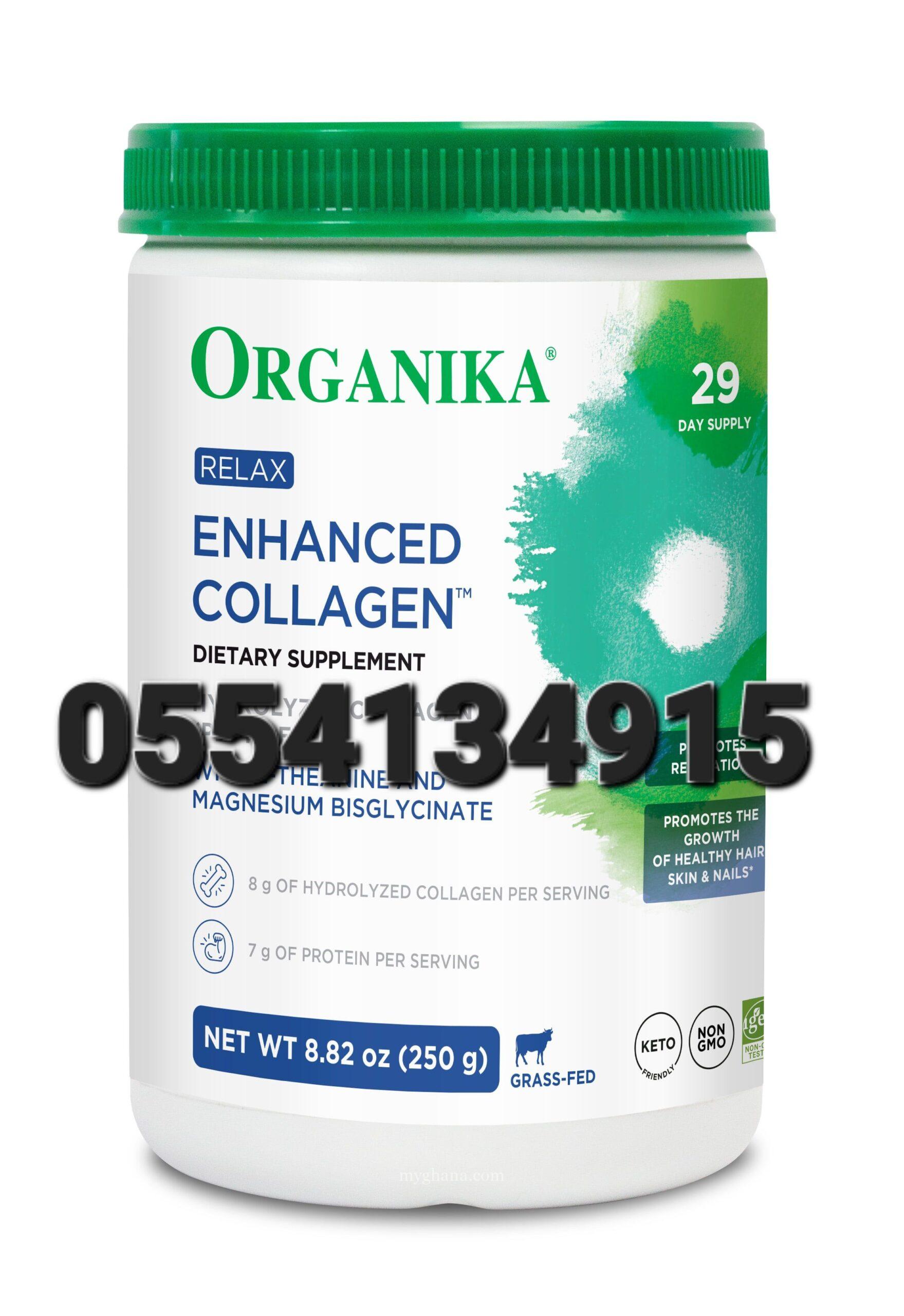 Organika Enhanced Hydrolyzed Collagen Peptides Powder