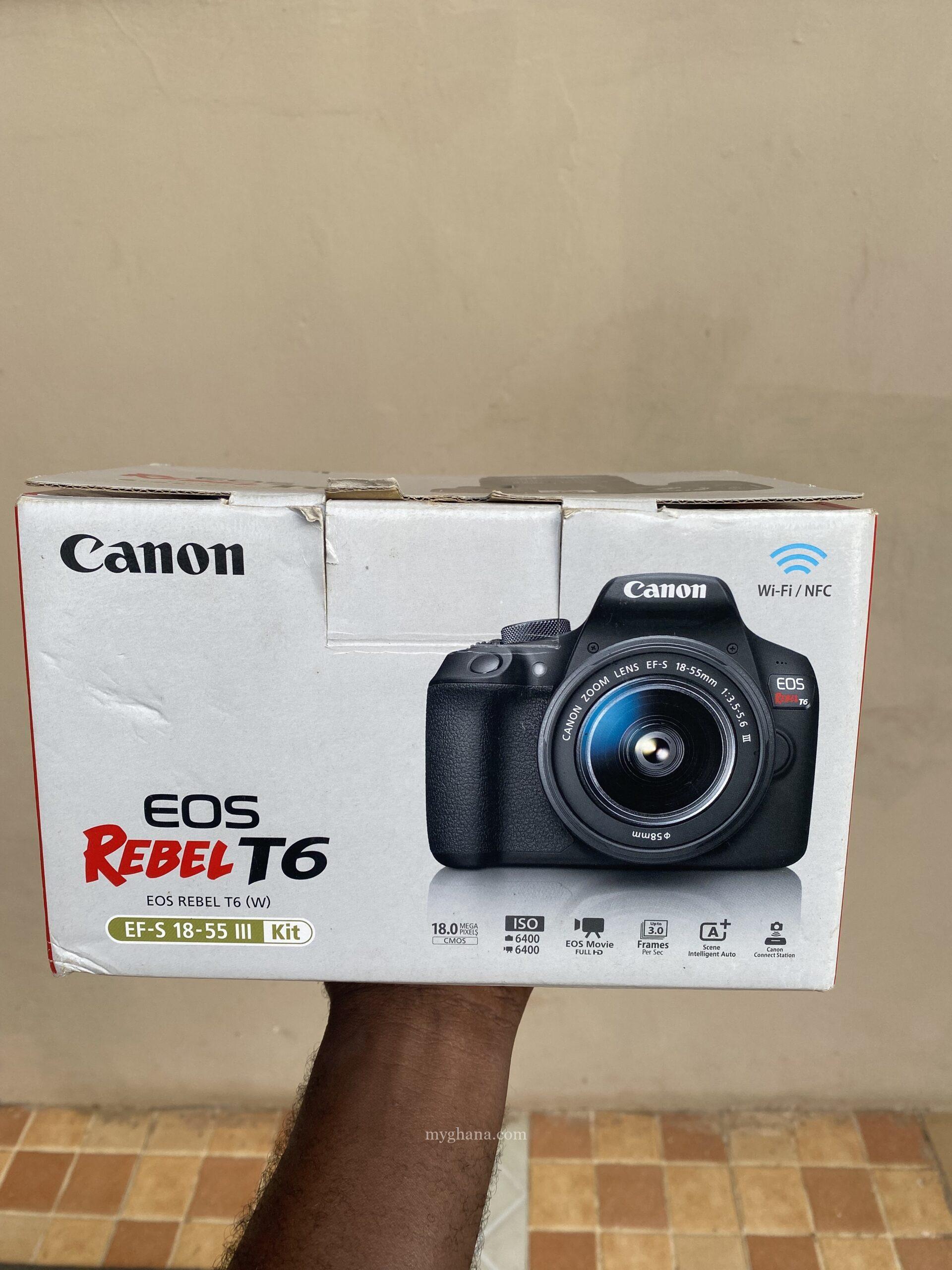 Canon Rebel T6 camera