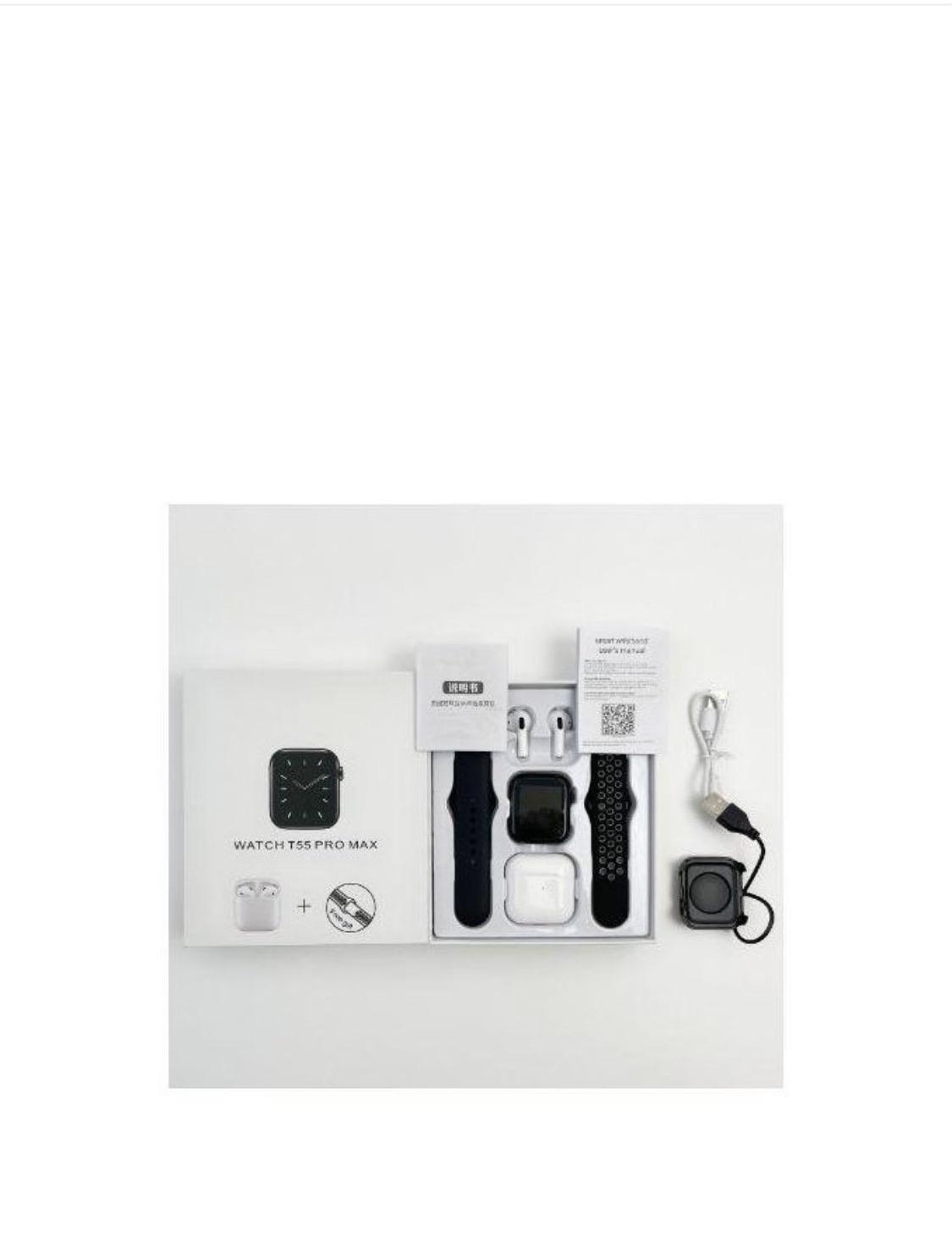 Two-in-one T55 Smart Watch