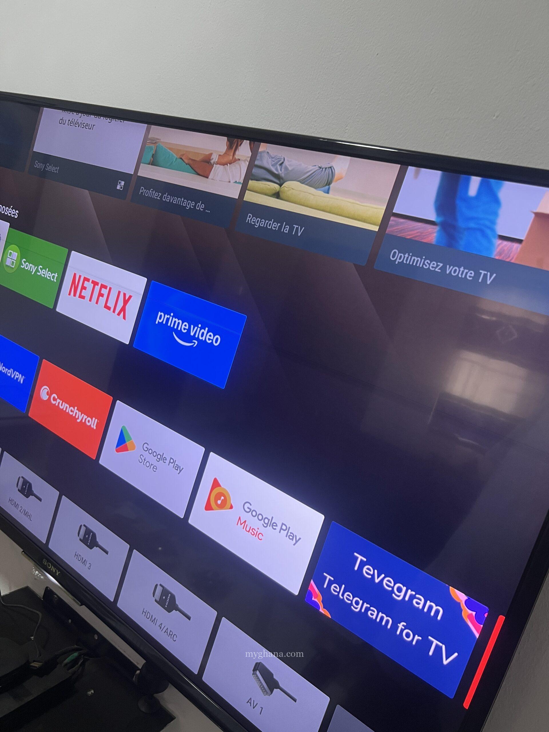 Sony TV smart 50″ inch 4K UHD