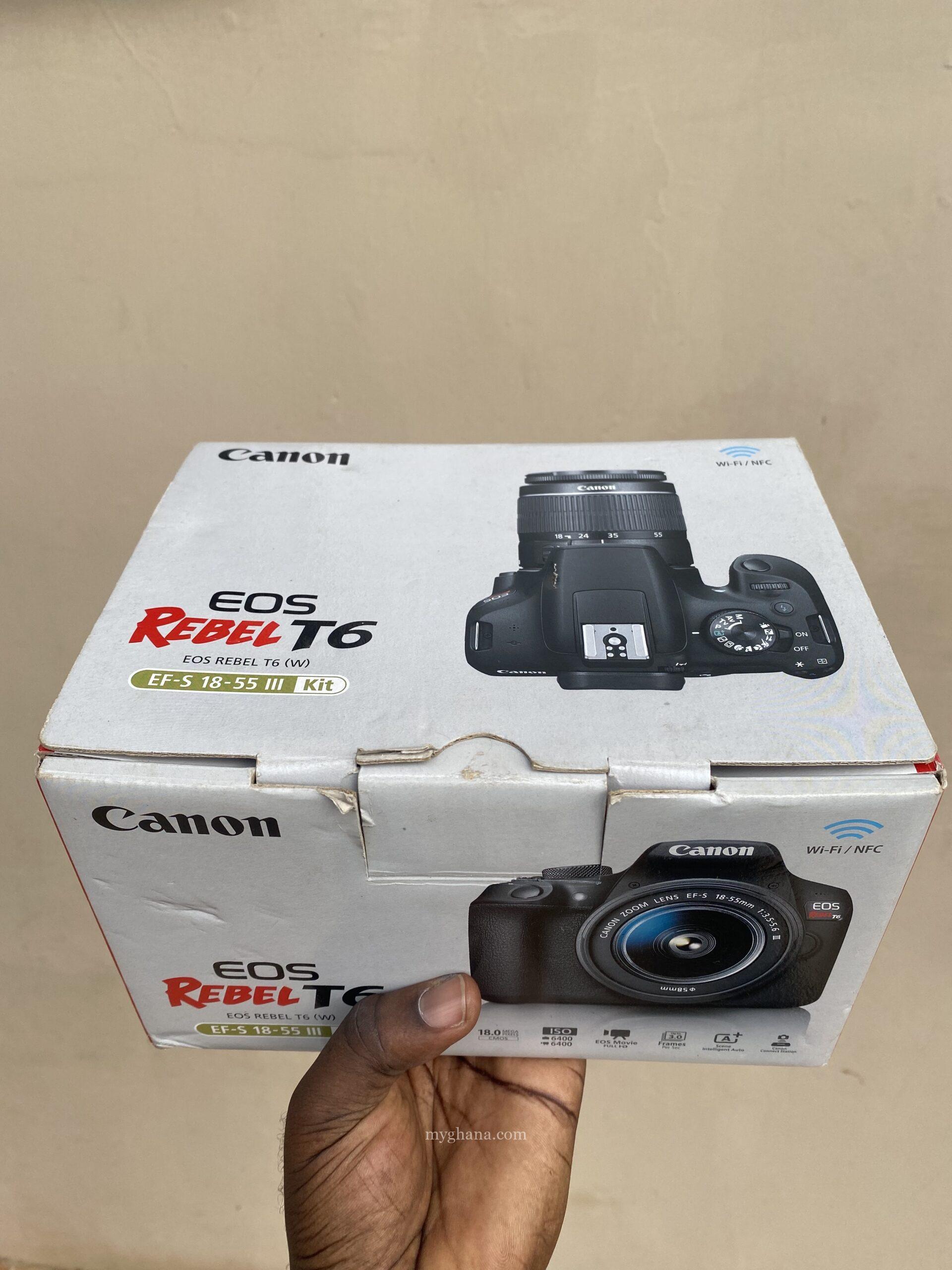 Canon Rebel T6 camera