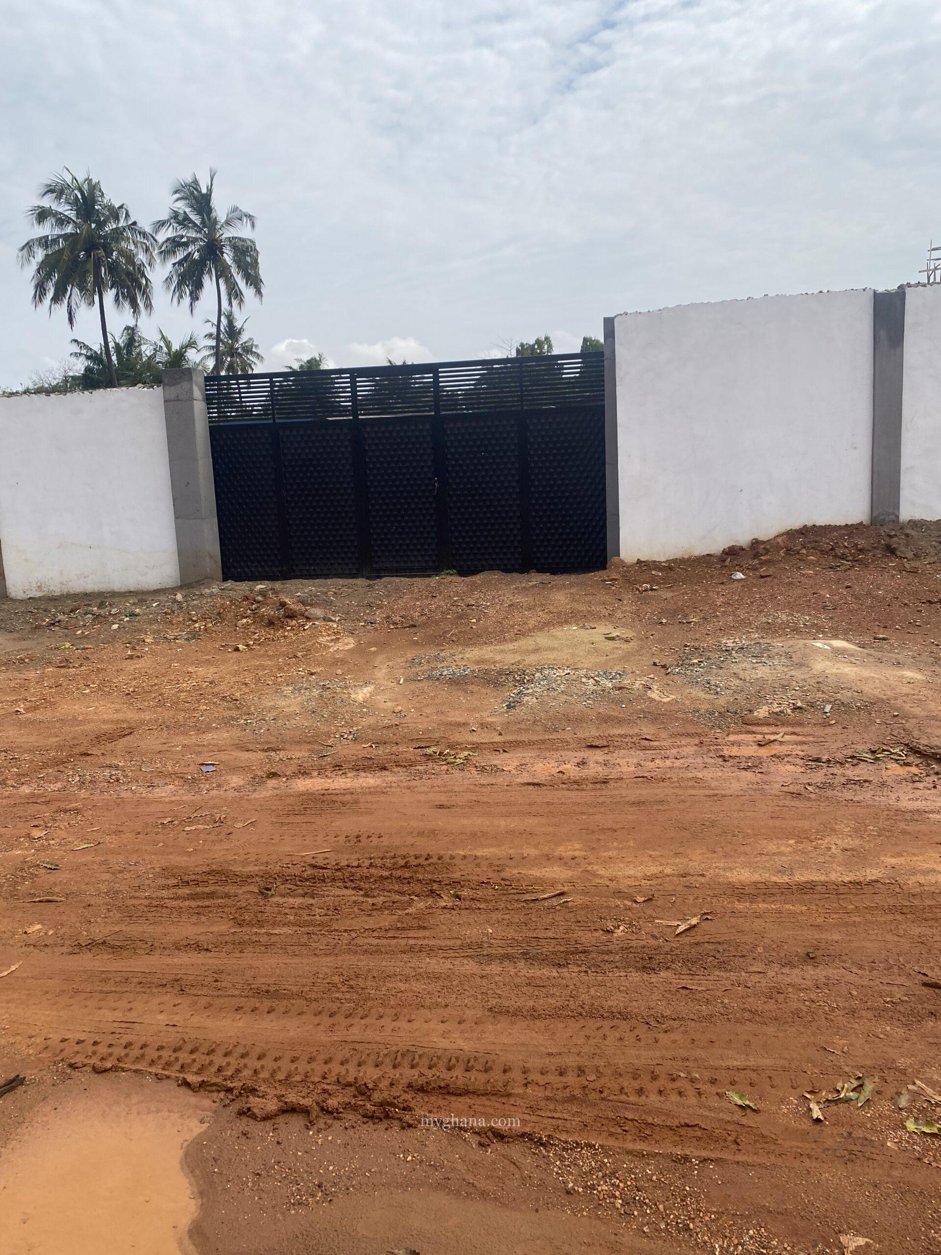 1 Plot walled and gated at Camp 2’ – Teshie, Accra