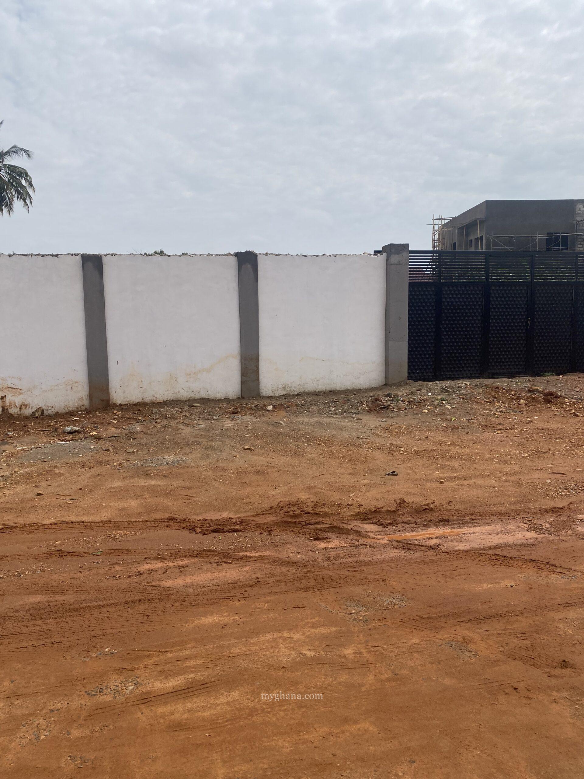 1 Plot walled and gated at Camp 2’ – Teshie, Accra
