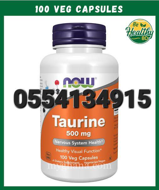 NOW Taurine 500mg 100 Capsules