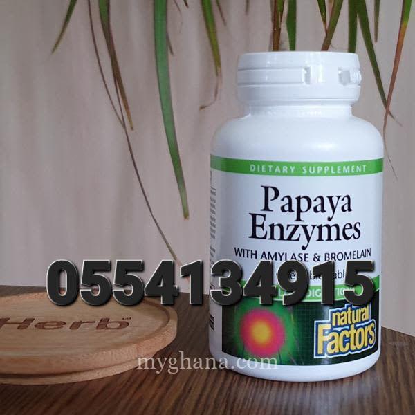 Natural Factors Papaya Enzymes