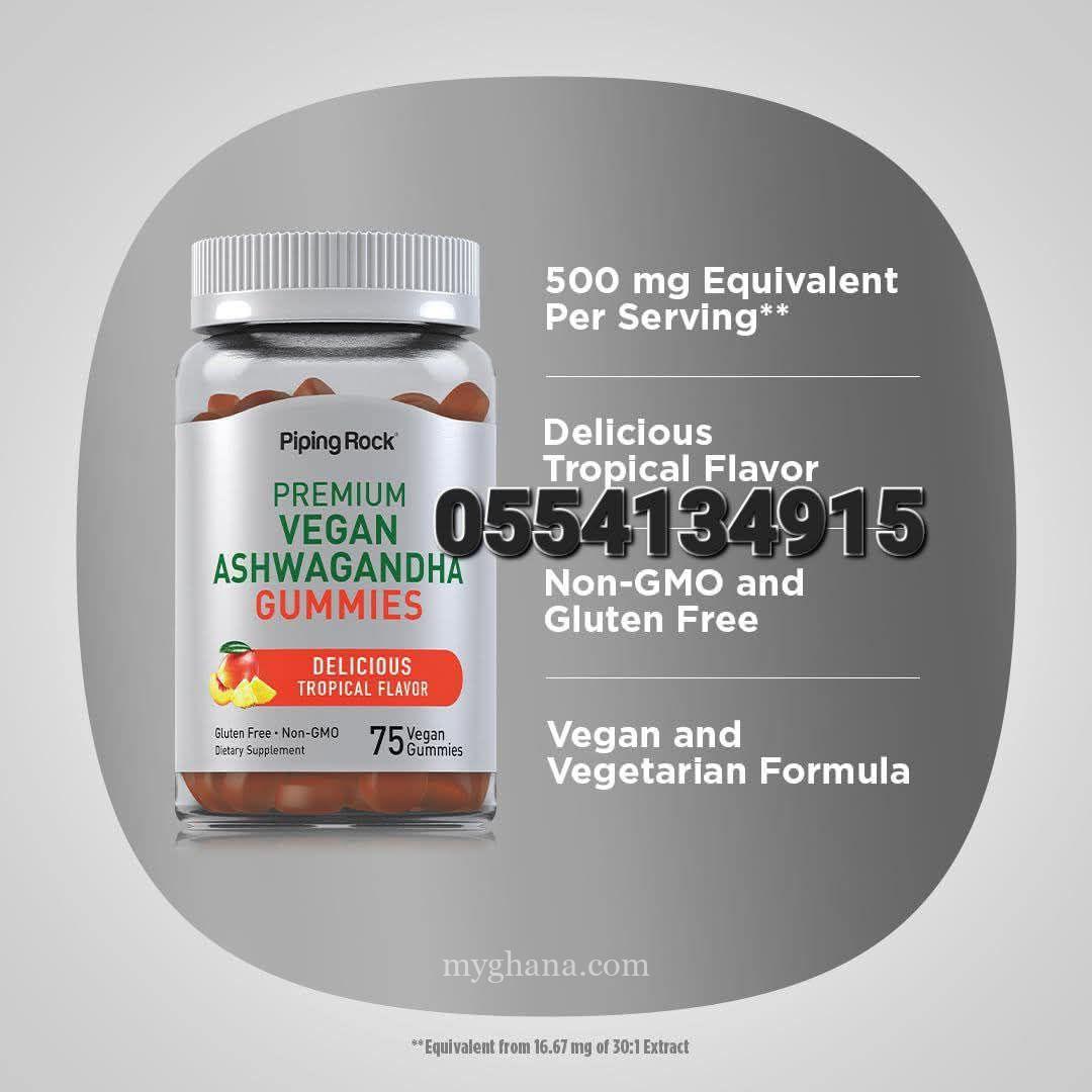 Piping Rock Premium Vegan Ashwagandha Gummies