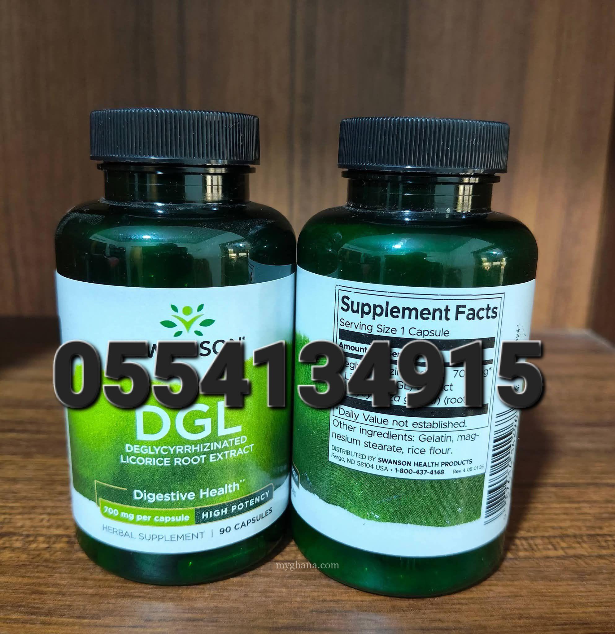 Swanson Dgl (Licorice) 385 Milligrams Ghana