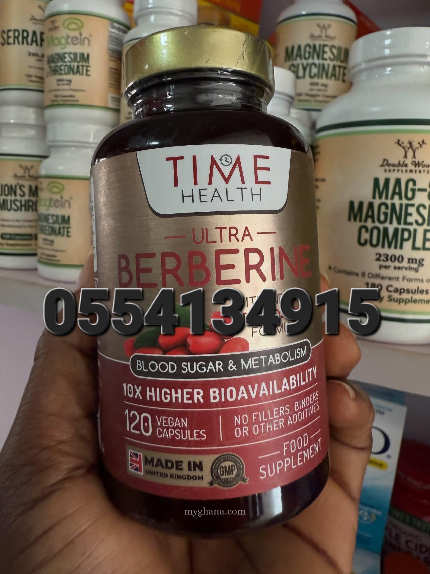 Berberine Phytosome 10X Enhanced Absorption Metabolism Blood Sugar