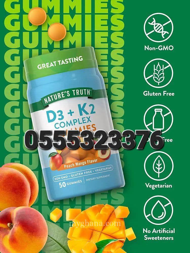 Nature’s Truth D3 + K2 Calcium Gummies