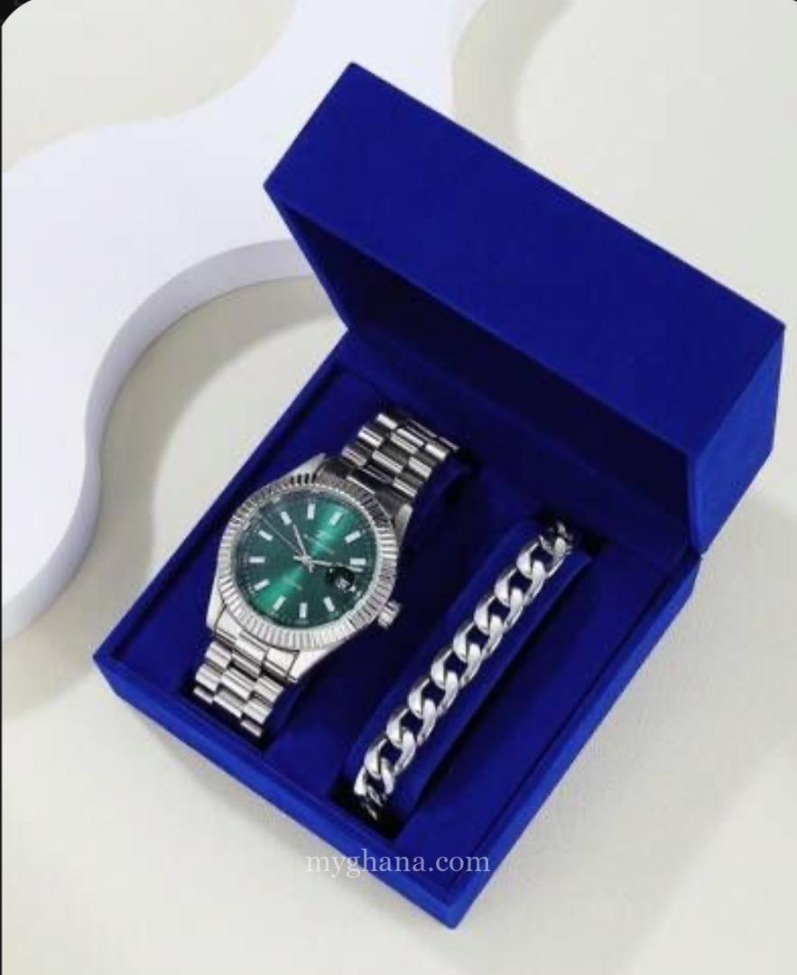 Wrist watch and Rolex bracelet