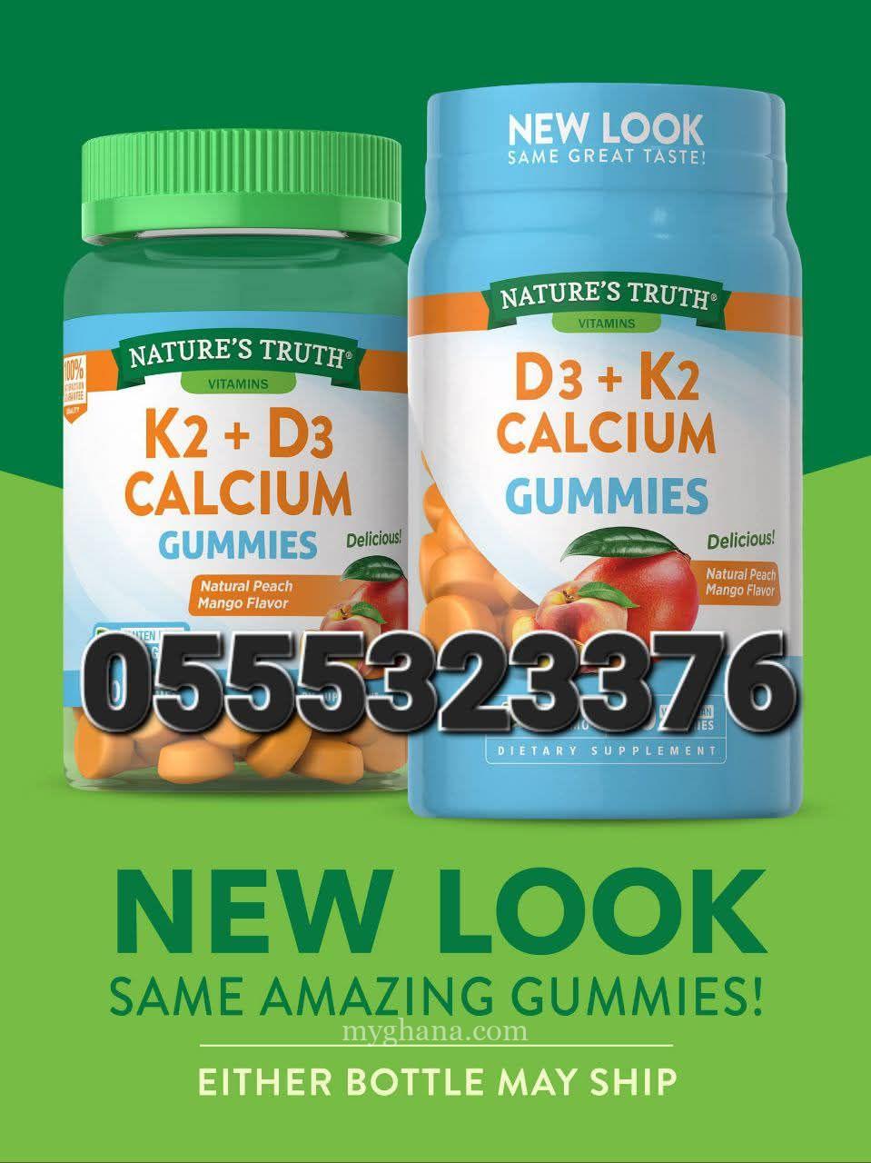Nature’s Truth D3 + K2 Calcium Gummies