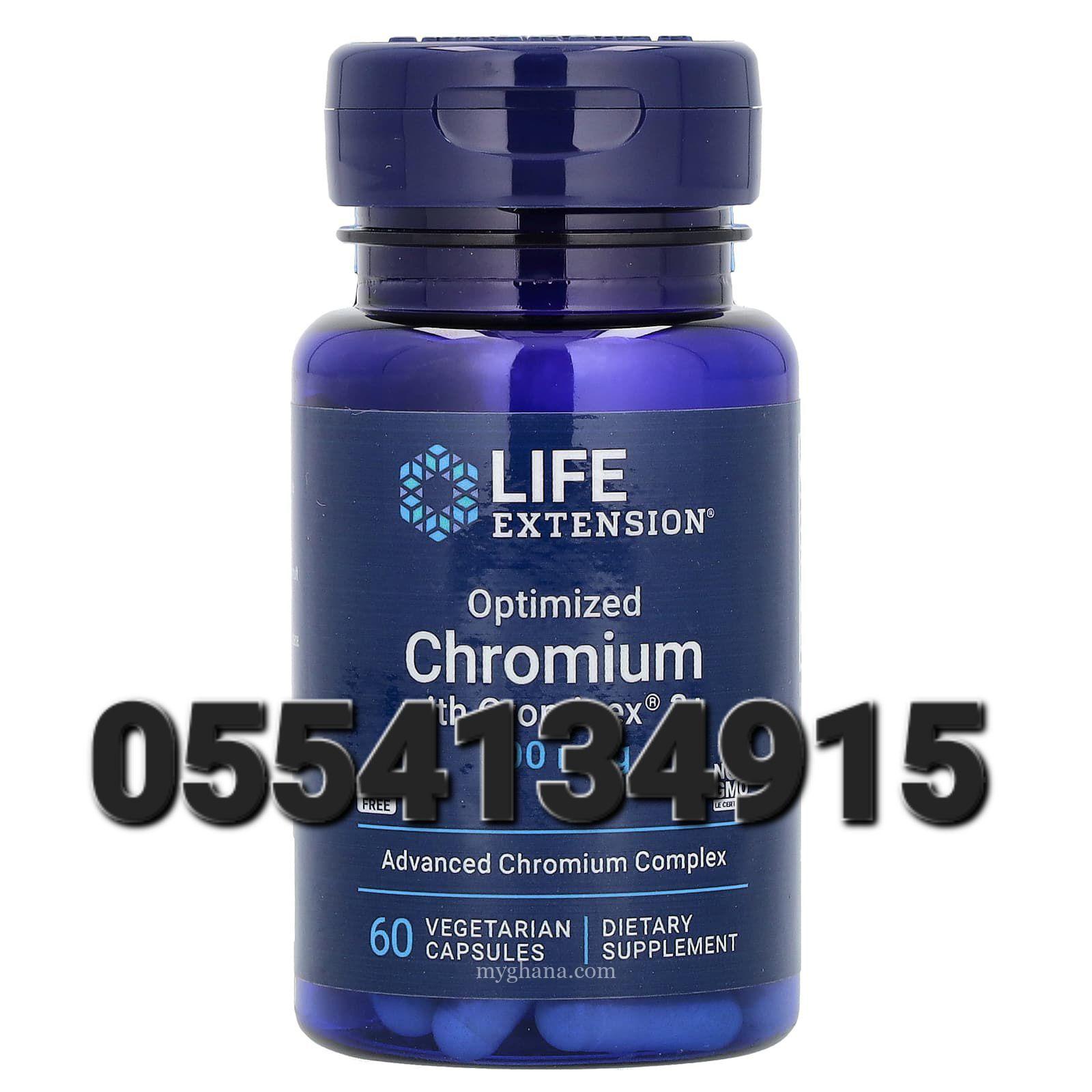 Life Extension Optimized Chromium with Crominex 3+ 500 mcg