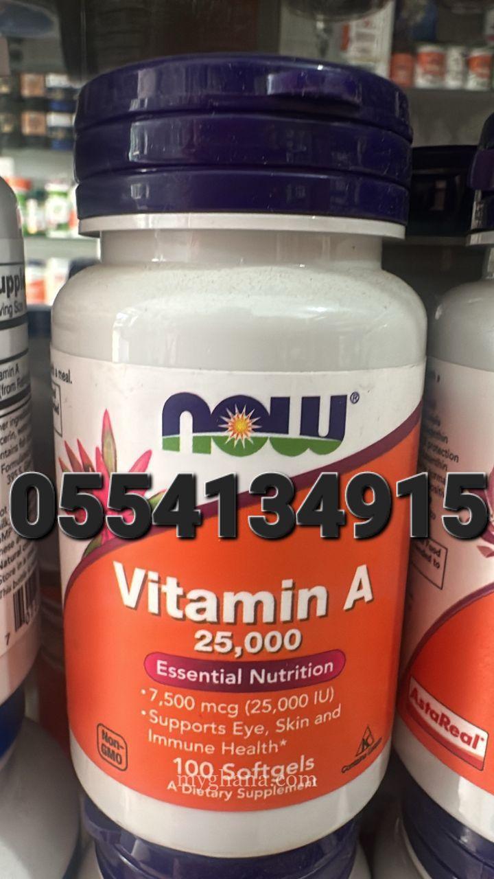 Now Vitamin A 10000 IU Supports Eye Health
