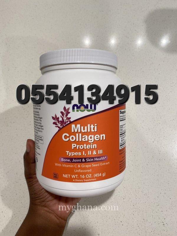 Now Foods Multi Collagen Protein Types I, II & III Powder