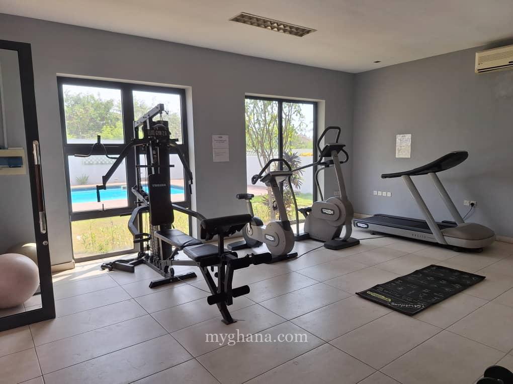 Furnished three bedroom townhouse to let at East Airport, Accra